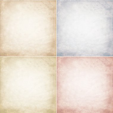 Grunge textures vektör arka plan kümesi