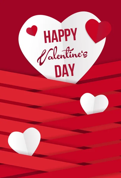 Valentin-napi kívánság kártya vektoros illusztráció — Stock Vector