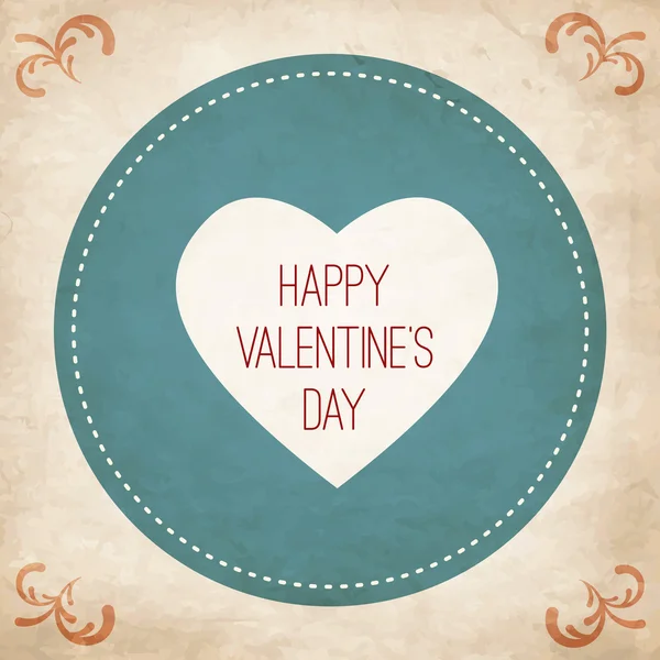 Valentin-napi kívánság kártya vektoros illusztráció — Stock Vector