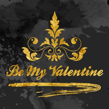 Sevgililer Günü dilek kart vektör