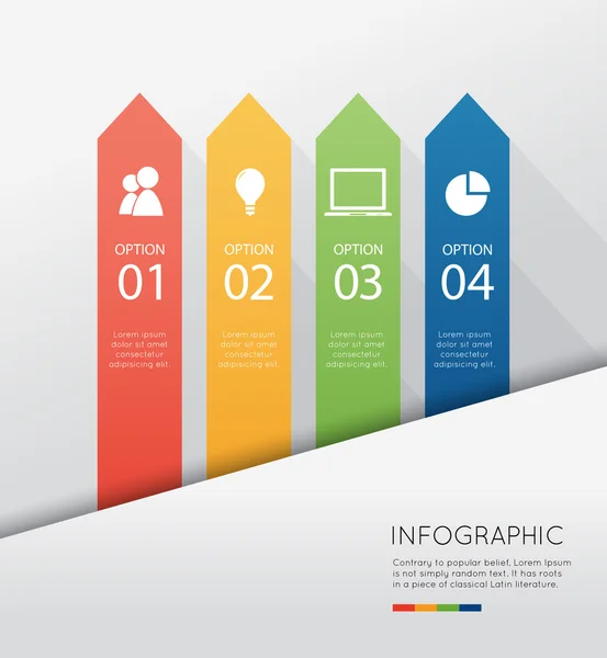 Moderne Infografik für Geschäftskonzept. — Stockvektor