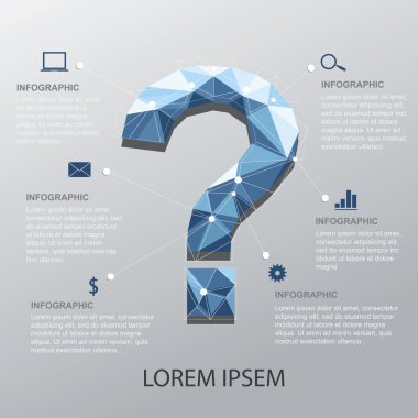 Kağıt Modern Infographic