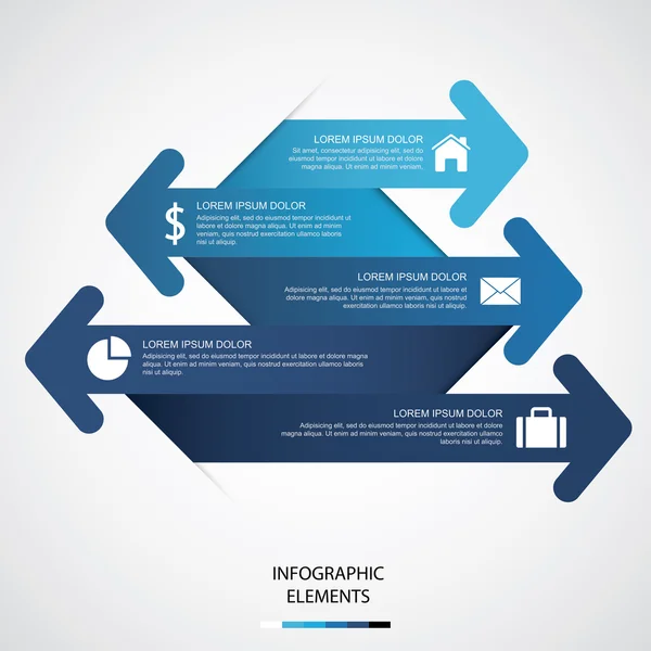 Infografía empresarial — Archivo Imágenes Vectoriales