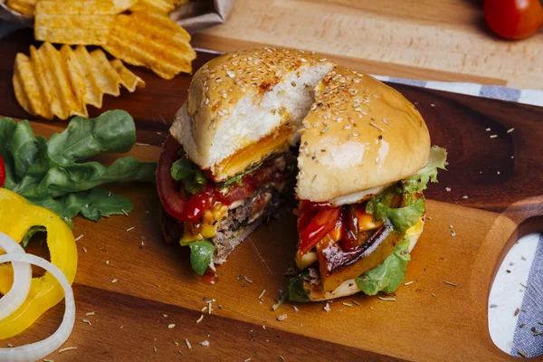 Hamburger portre gibi davran