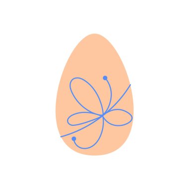 Yay şeklinde basit bir Paskalya Yumurtası