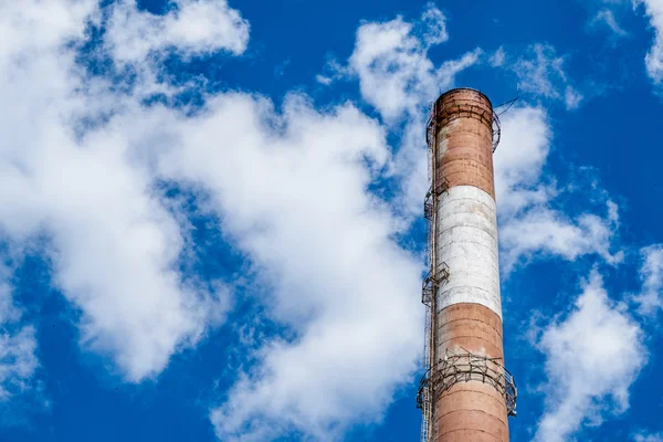 Baksteen ketel buis — Stockfoto