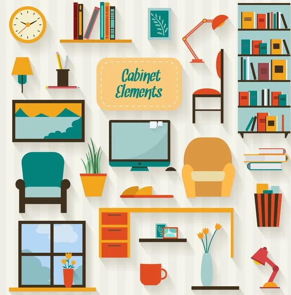 Gabinete Imágenes Vectoriales, Ilustraciones Libres de Regalías de