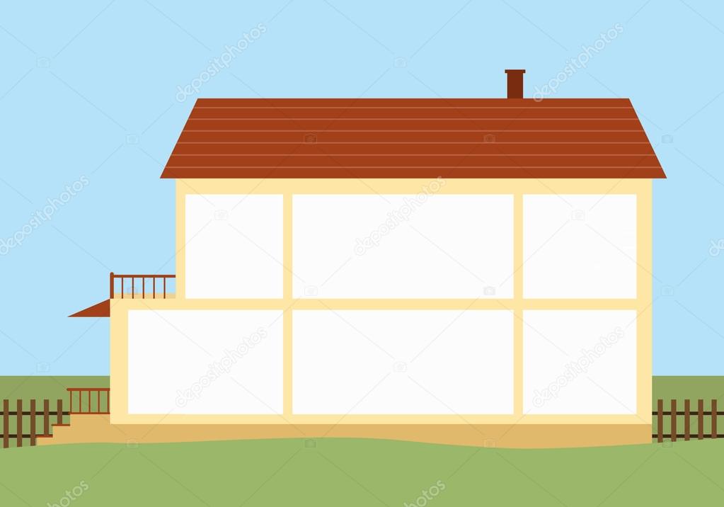House with empty rooms. Stock Vector Image by ©Elvetica #56924625
