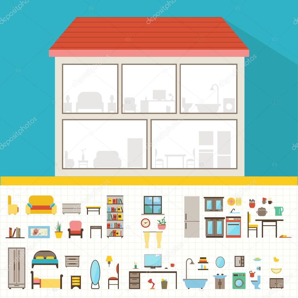 Á Dollhouse Stock Pictures Royalty Free Of Doll Houses Drawings Download On Depositphotos https depositphotos com 59523455 stock illustration house in cut html