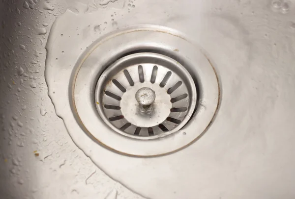 Dirty Sink Lava-louças Dreno — Fotografia de Stock