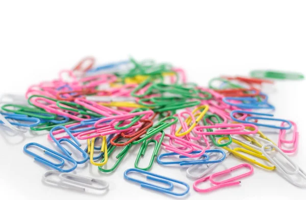 Colorful Paper Clips — Stock Photo, Image