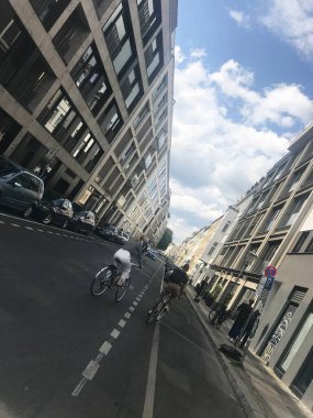 Berlin Almanya 'da sokak manzarası