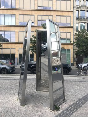 Berlin Almanya 'da sokak manzarası