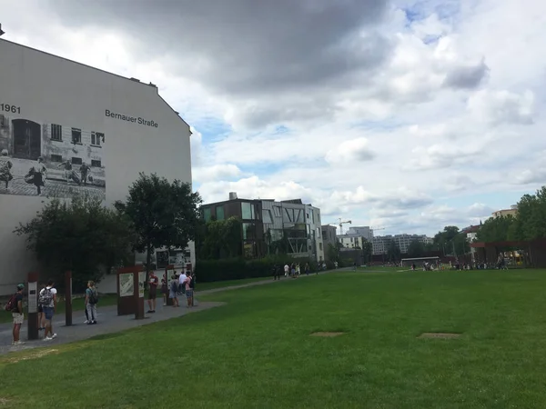 德国柏林柏林墙纪念馆 — 图库照片