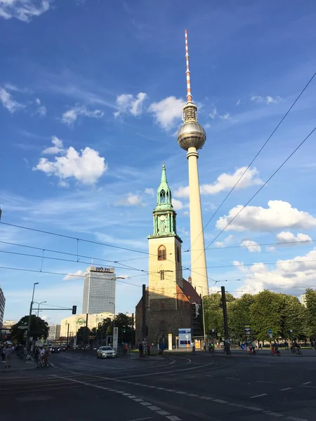 Torre Televisión Berlín Alemania —  Fotos de Stock