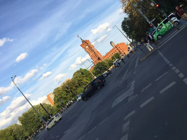 Straßenansicht Berlin Deutschland — Stockfoto