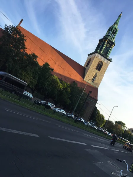 Berlin Almanya Sokak Manzarası — Stok fotoğraf