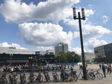 Berlin Almanya 'da sokak manzarası