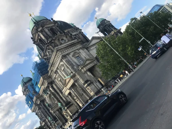 Pohled Berlínskou Katedrálu Berlíně Německo — Stock fotografie