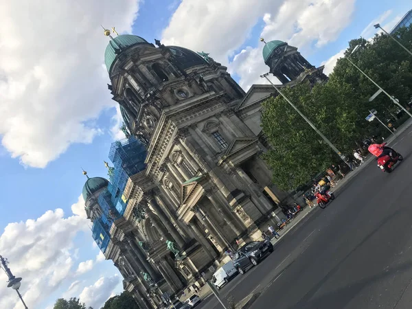 Вид Берлінський Собор Берліні Німеччина — стокове фото