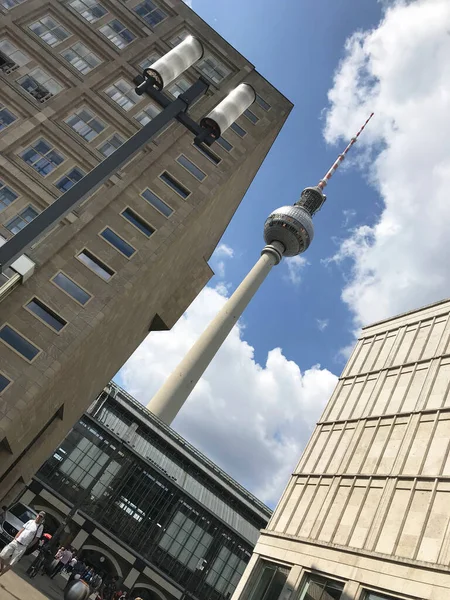 Torre Televisión Berlín Alemania — Foto de Stock