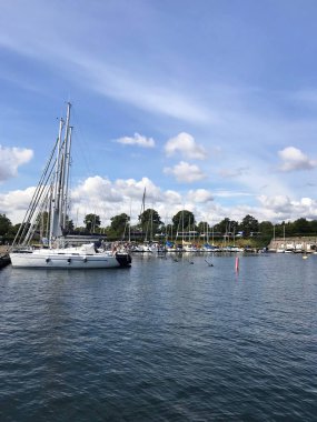 Gemi Kopenhag, Danimarka 'daki rıhtıma yanaştı.