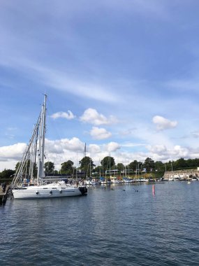 Gemi Kopenhag, Danimarka 'daki rıhtıma yanaştı.