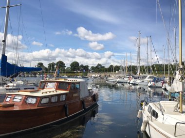Gemi Kopenhag, Danimarka 'daki rıhtıma yanaştı.