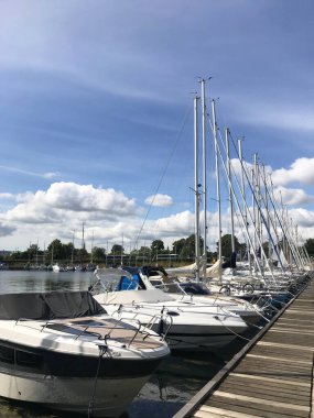 Gemi Kopenhag, Danimarka 'daki rıhtıma yanaştı.