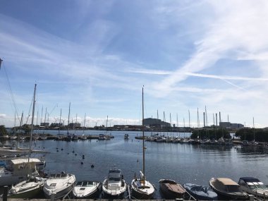 Gemi Kopenhag, Danimarka 'daki rıhtıma yanaştı.