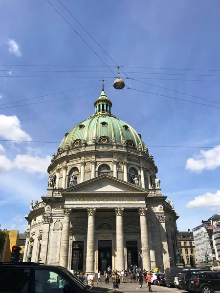 Iglesia Mármol Iglesia Federico Copenhague Dinamarca — Foto de Stock