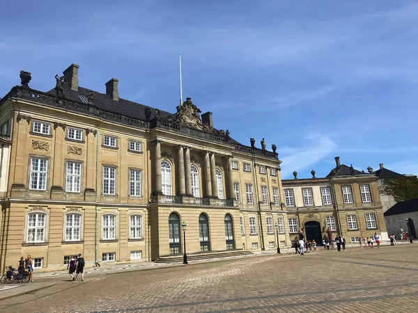 Pałac Amalienborg Kopenhadze Dania — Zdjęcie stockowe