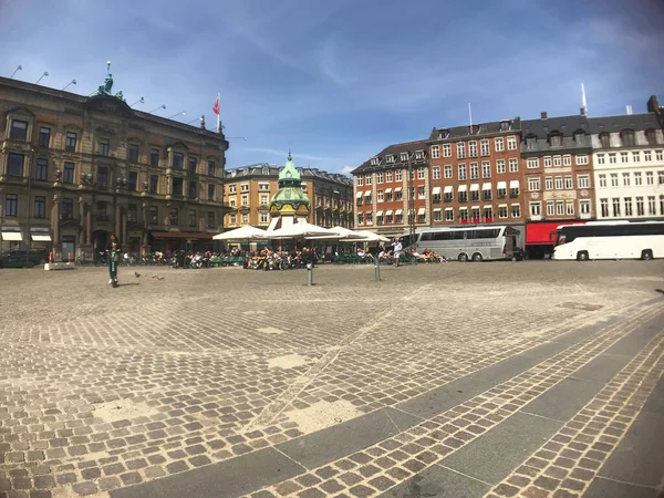 Vista Centro Ciudad Copenhagen Dinamarca — Foto de Stock