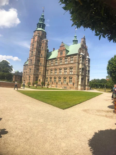 Castillo Rosenberg Kongens Have Copenhague Dinamarca — Foto de Stock
