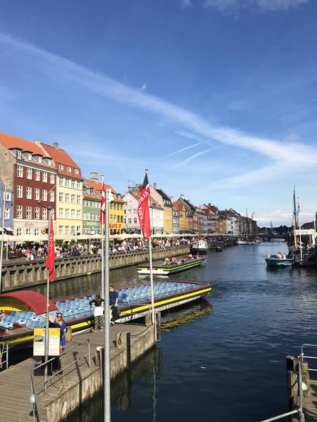 Port Nyhavn Copenhague Danemark — Photo