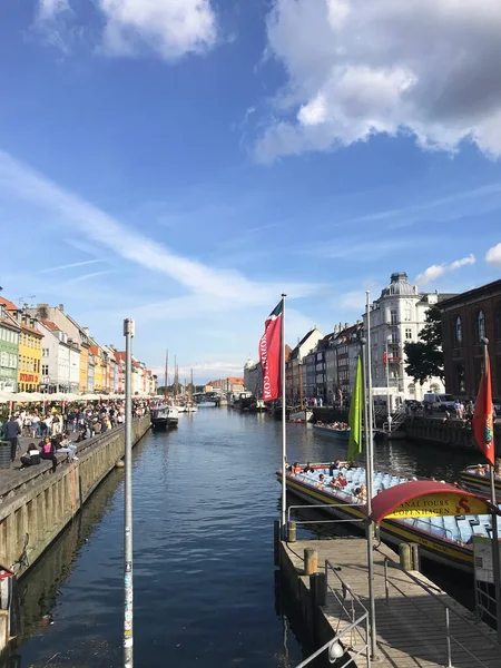 Port Nyhavn Copenhague Danemark — Photo