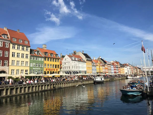 Port Nyhavn Copenhague Danemark — Photo