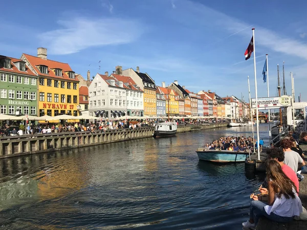 Port Nyhavn Copenhague Danemark — Photo