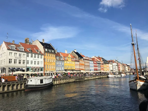 Port Nyhavn Copenhague Danemark — Photo