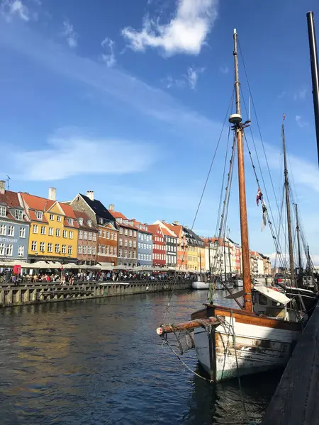 Port Nyhavn Copenhague Danemark — Photo