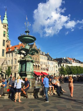 Danimarka 'nın Kopenhag şehir merkezine bakınız