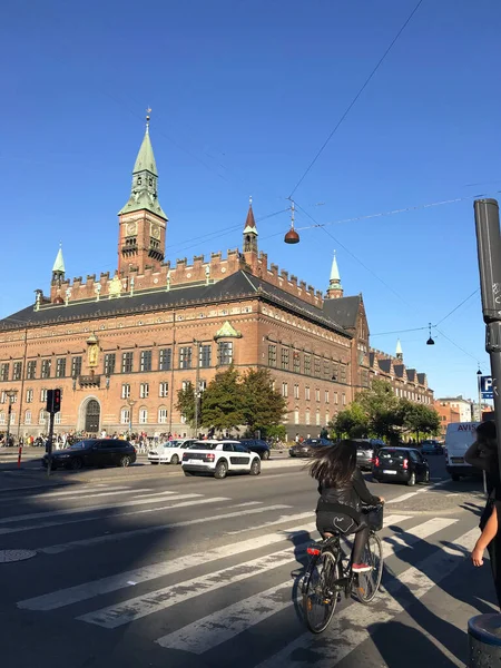 Vista Cidade Copenhaga Dinamarca — Fotografia de Stock