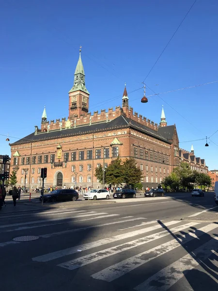 Vista Cidade Copenhaga Dinamarca — Fotografia de Stock