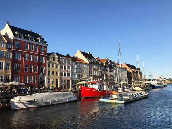 Port Nyhavn Copenhague Danemark — Photo