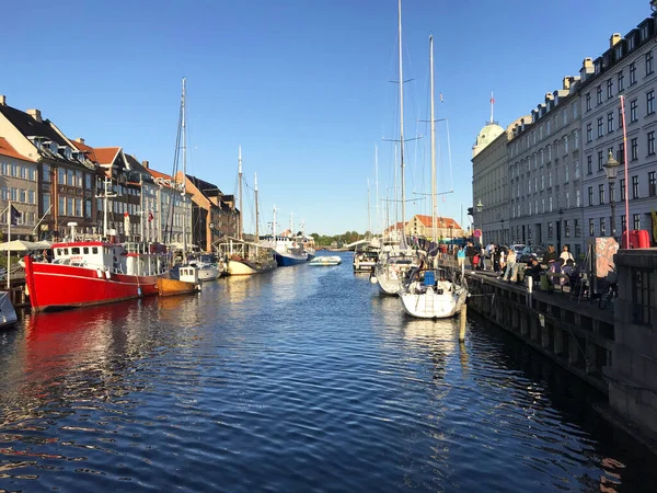 Port Nyhavn Copenhague Danemark — Photo