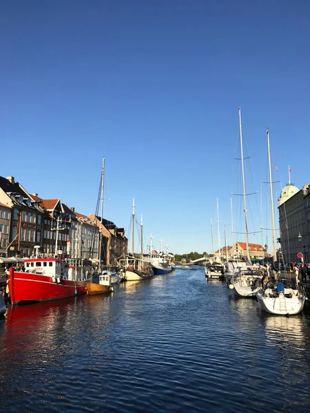 Nyhavnský Přístav Kodani Dánsko — Stock fotografie