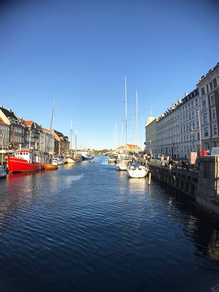 Hafen Nyhavn Kopenhagen Dänemark — Stockfoto