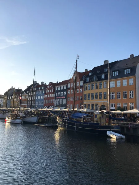 Port Nyhavn Copenhague Danemark — Photo