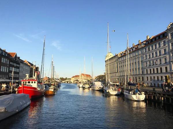Гавань Копенгагені Данія — стокове фото