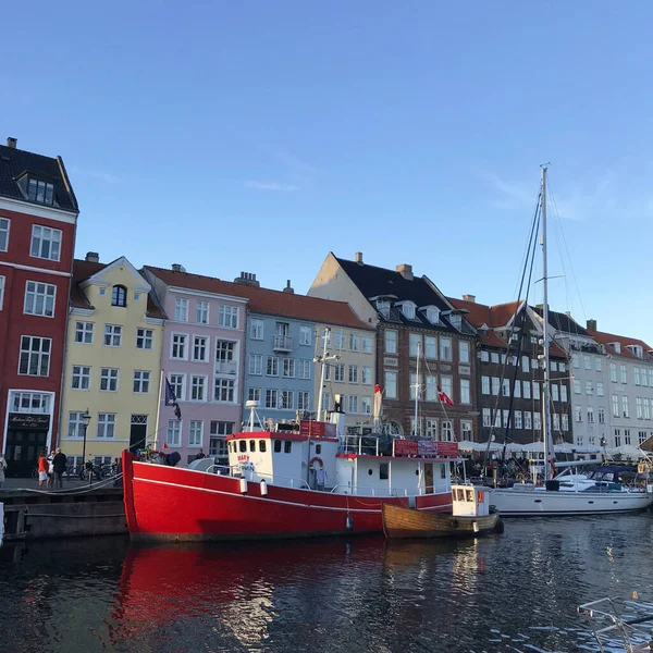 Port Nyhavn Copenhague Danemark — Photo